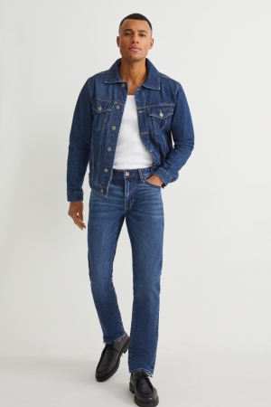 Džínsy C&A Slim Lycra® Panske Modre | 9372TGZFX