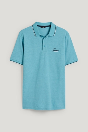 Kosele C&A Polo Panske Tyrkysové | 5927BRSZT