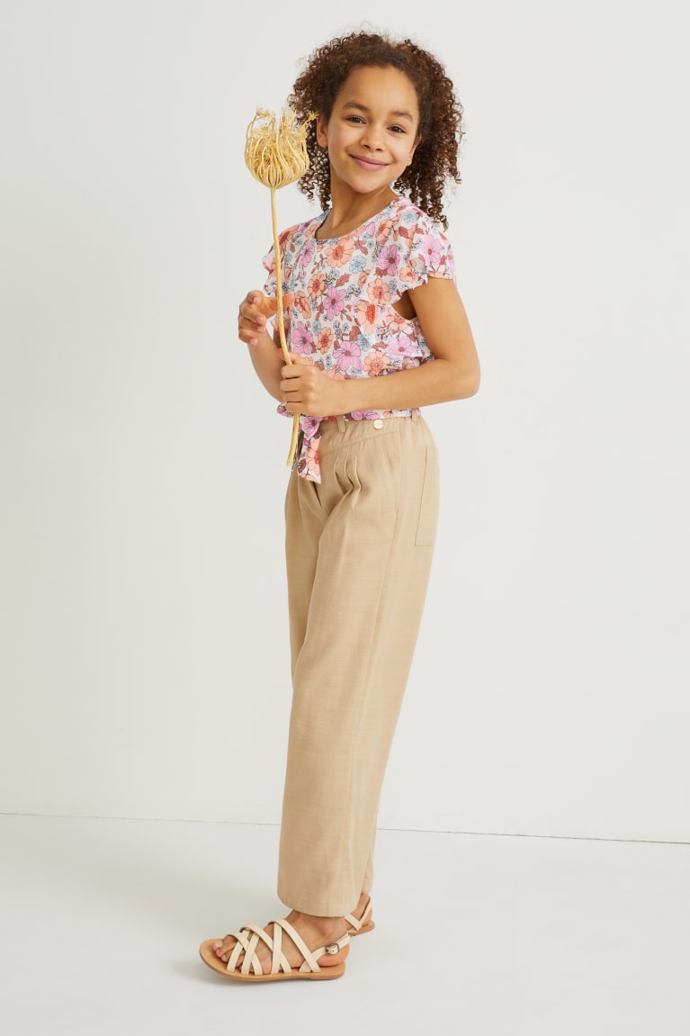 Blúzky C&A Chiffon Floral Dievcenske Multicoloured | 6825LEHPU