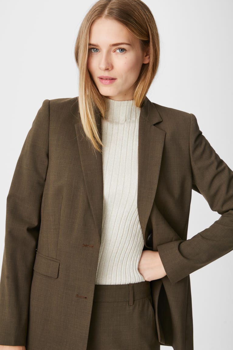 Bundy C&A Business Blazer Damske Tmavo Zelene | 9251NRQEL