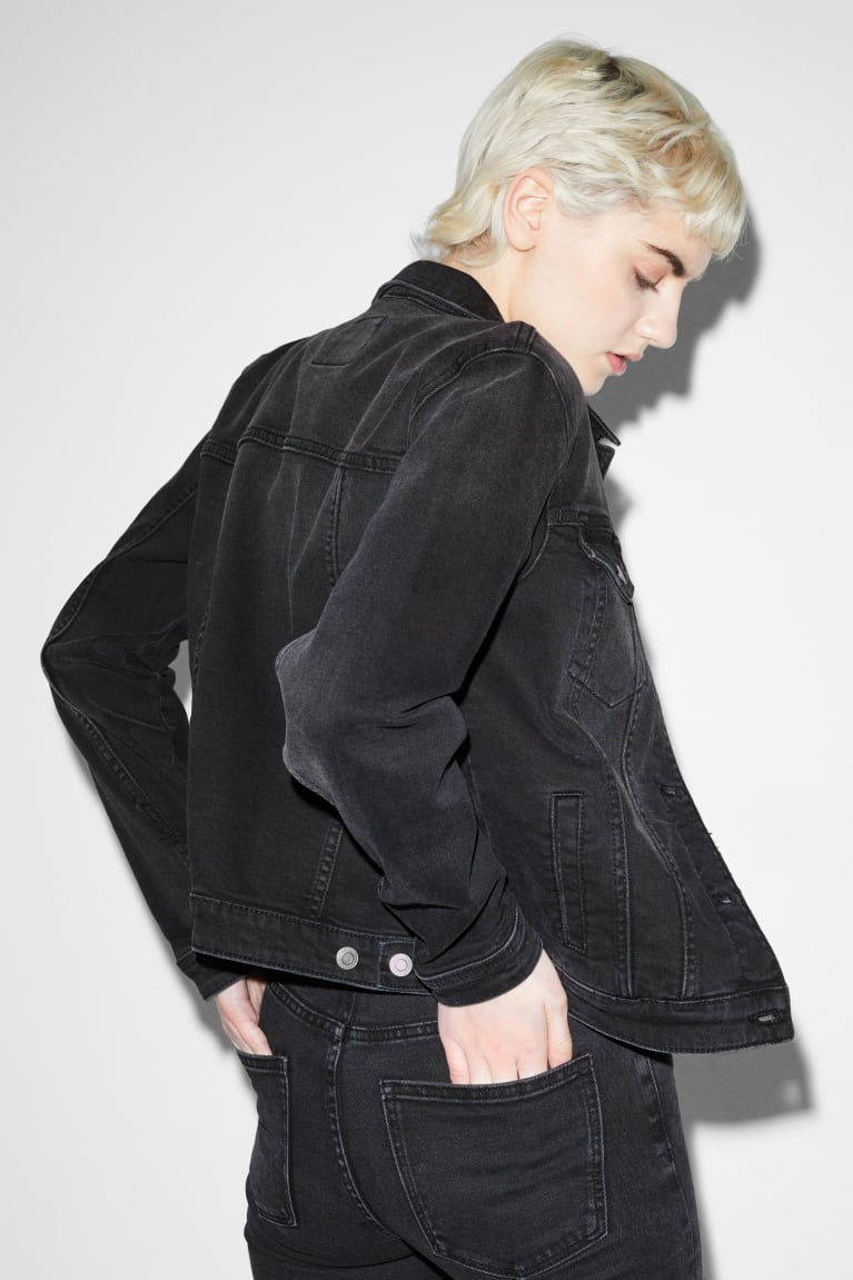 Bundy C&A Clockhouse Denim Damske Čierne | 0271SHNTP