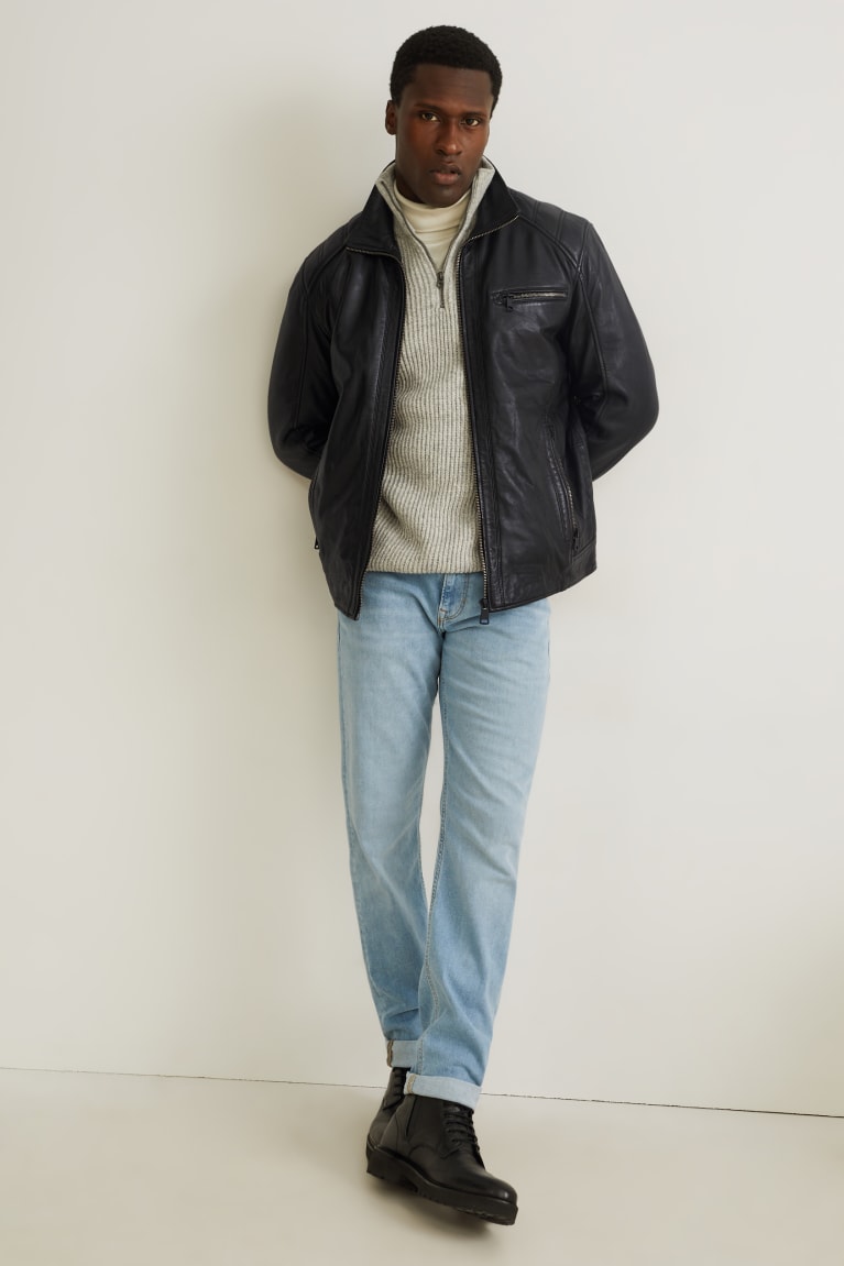 Bundy C&A Kozene Panske Čierne | 3921HTSCF