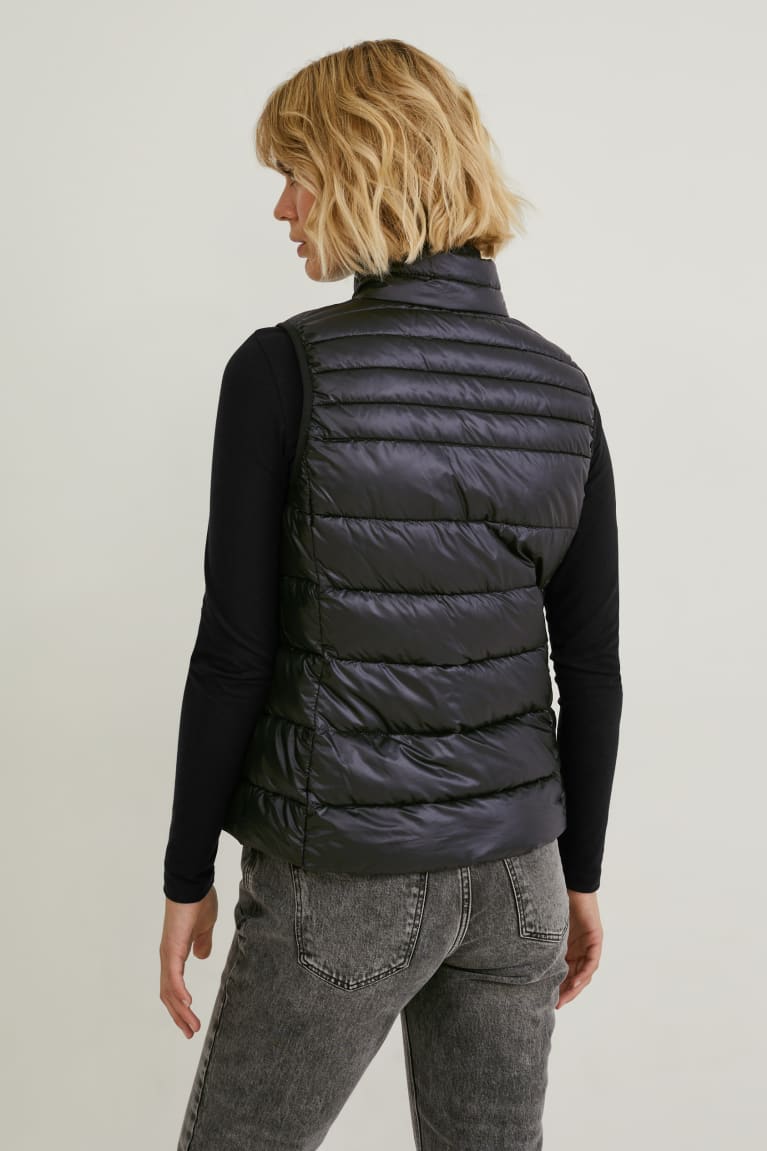 Bundy C&A Prešívané Gilet Bionic-finish®eco Damske Čierne | 7106UMYQN