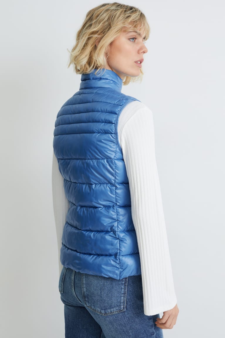 Bundy C&A Prešívané Gilet Damske Modre | 7268SKXED