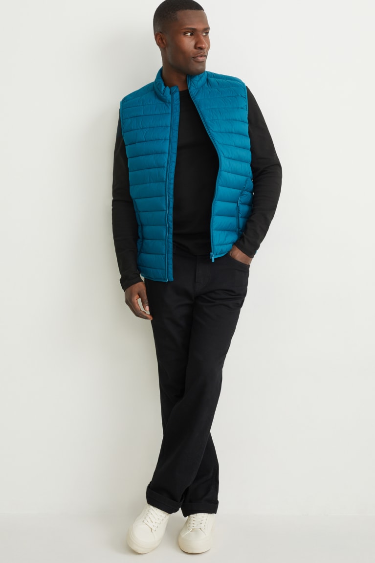 Bundy C&A Prešívané Gilet Recycled Panske Modre | 8063CLUTD