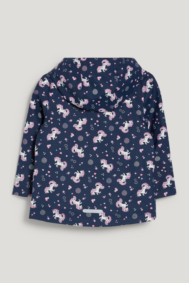 Bundy C&A Unicorn Rain With Hood Dievcenske Tmavo Modre | 0721OLWNJ