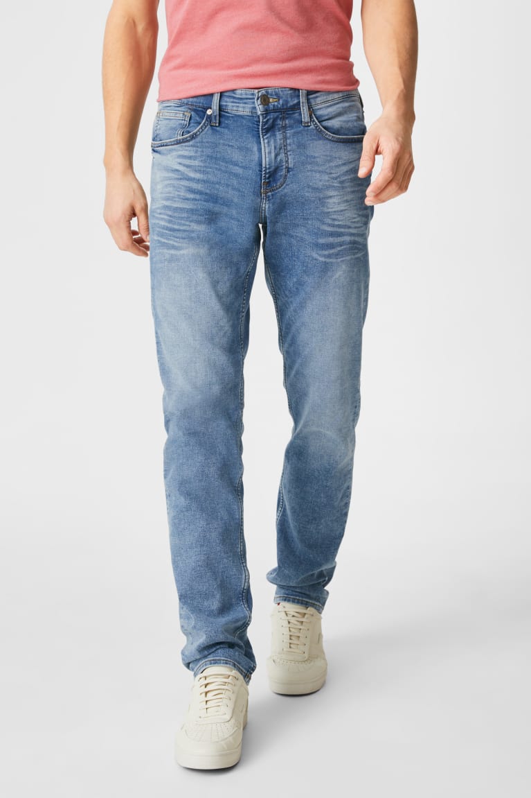 Džínsy C&A Slim Jog Denim Lycra® Panske Modre | 0721WJZCO