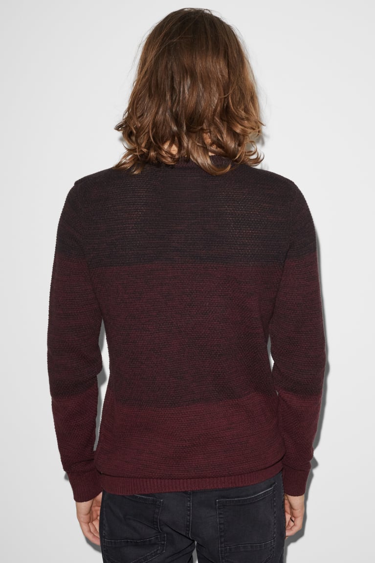 Jumpers C&A Clockhouse Panske Tmavo Červené | 8504PWUAS