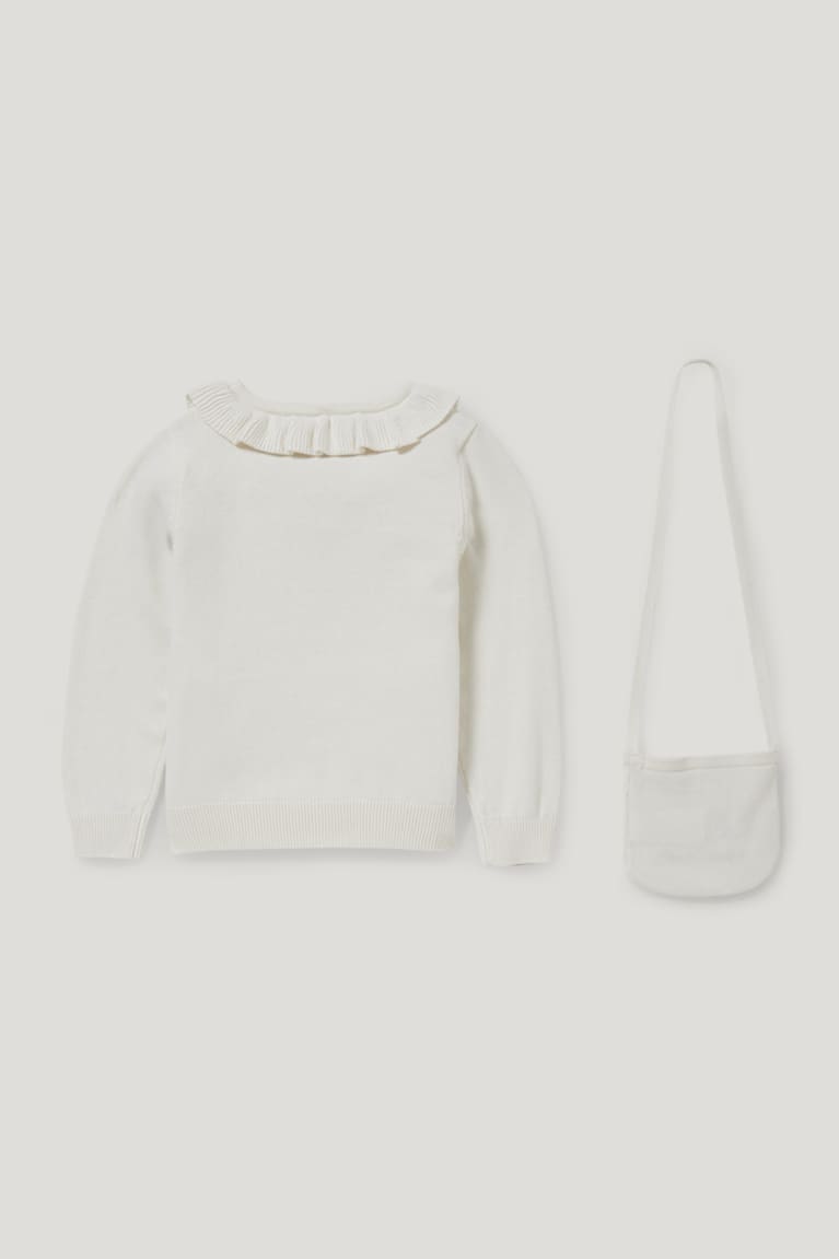 Jumpers C&A Unicorn Set And Bag 2 Piece Dievcenske Biele | 5207DAKSV