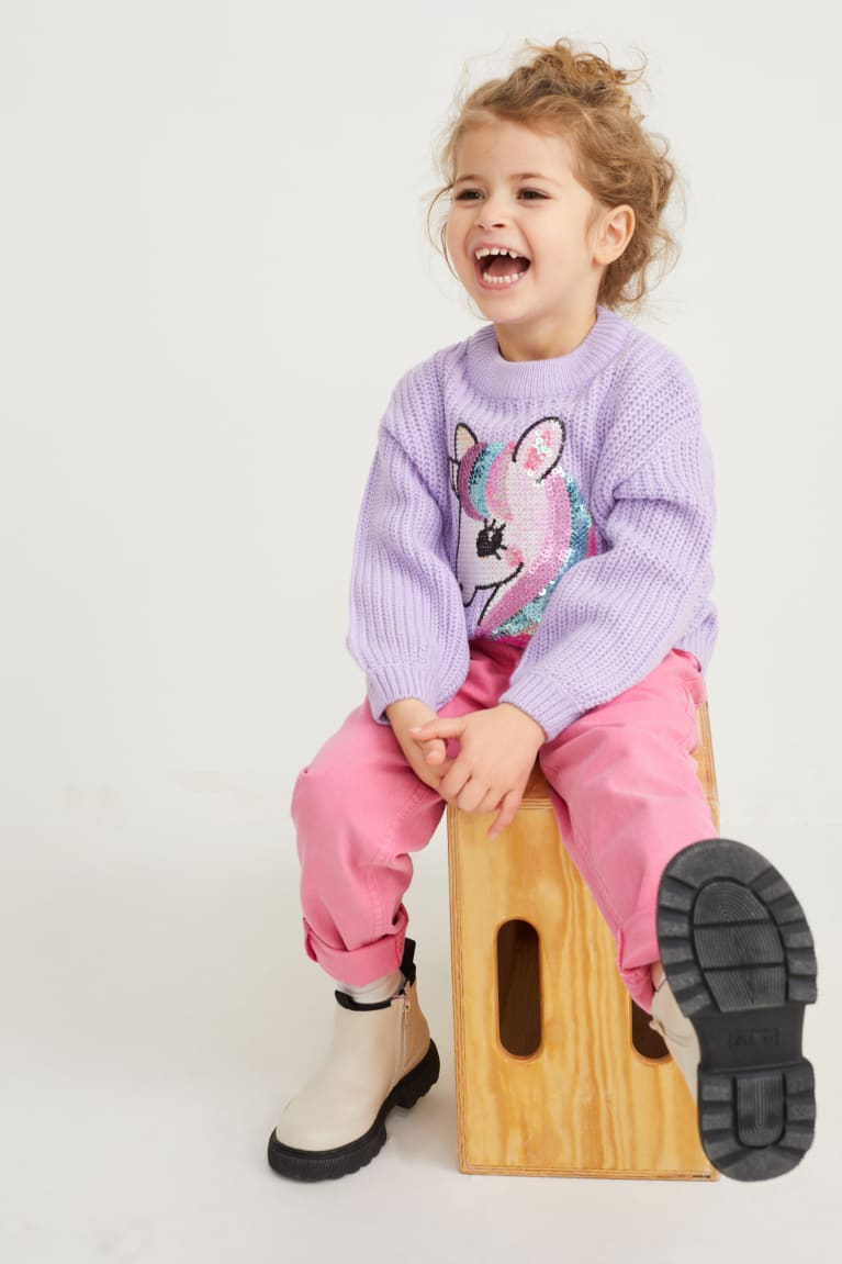 Jumpers C&A Unicorn Shiny Dievcenske Svetlo Nachový | 8236HWYQR