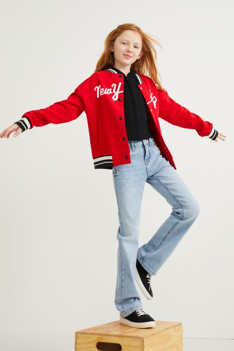 Kardigán C&A With Hood Dievcenske Čierne | 2851ZJPVN