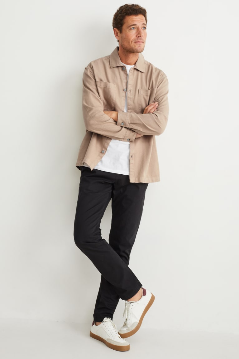 Kosele C&A Regular Fit Kent Collar Panske Béžové | 2584BGJDC