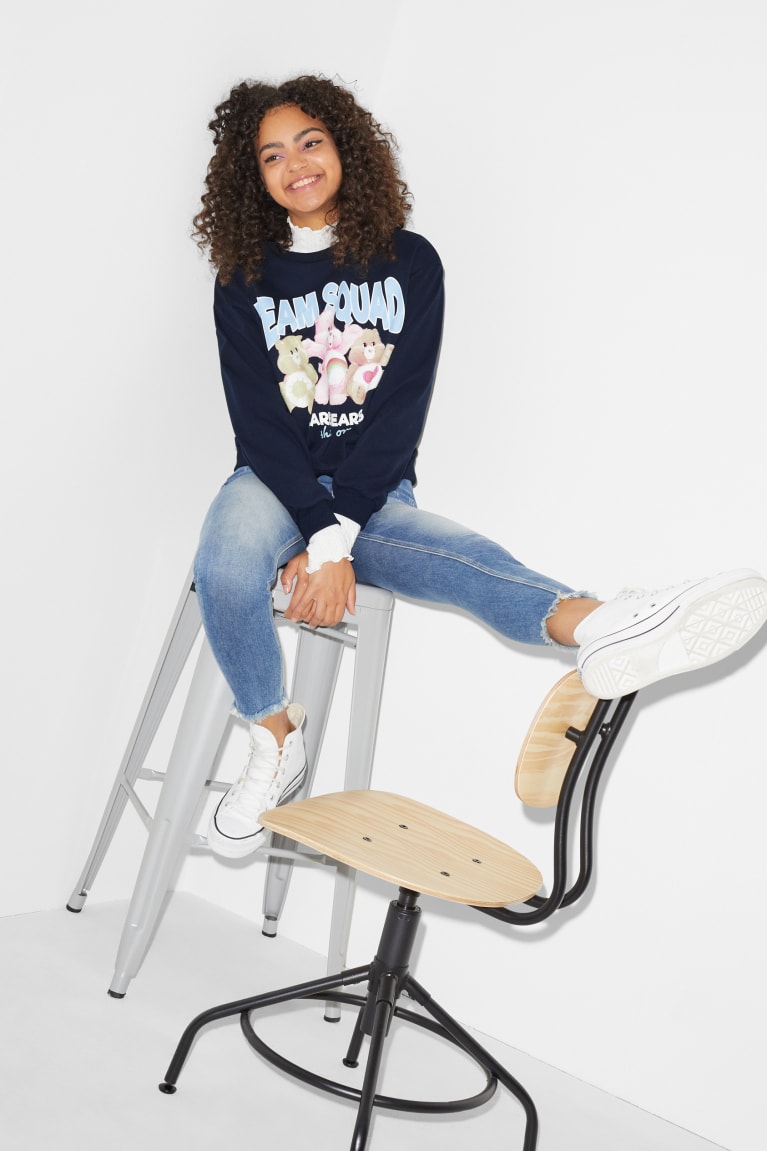 Mikiny C&A Clockhouse Care Bears Damske Tmavo Modre | 0139ZCIAB