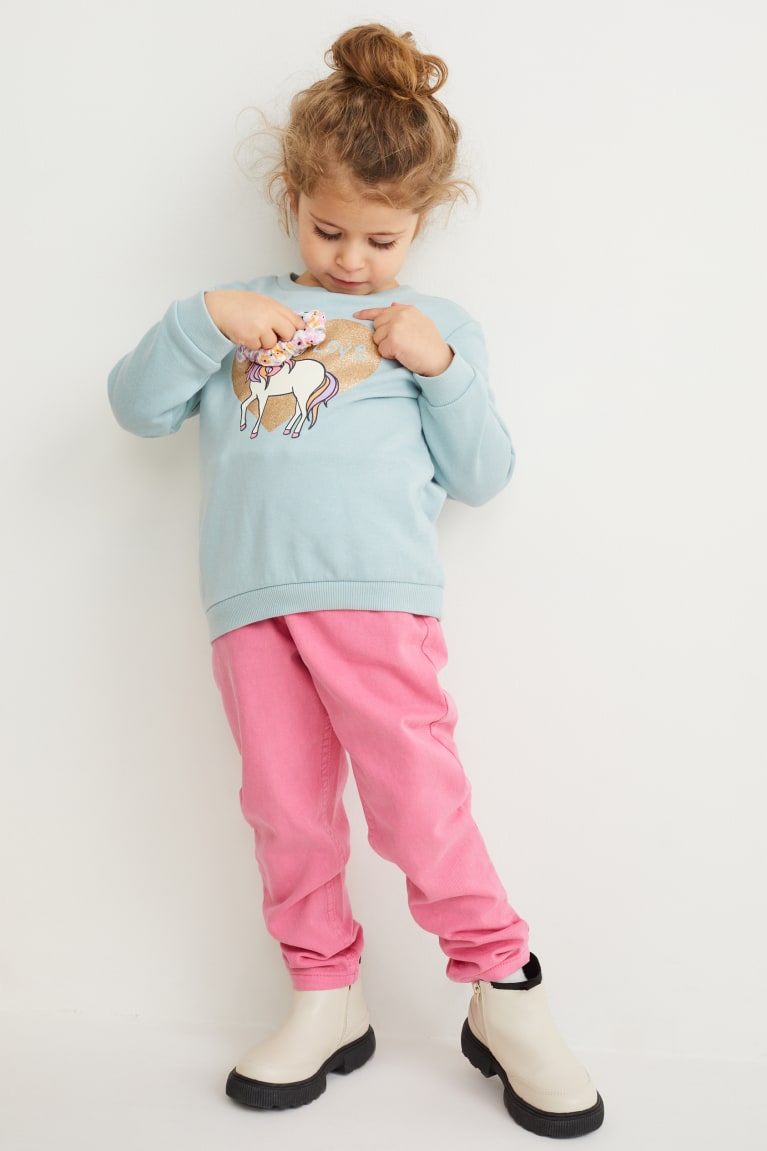 Mikiny C&A Unicorn Dievcenske Svetlo Modre | 3290CEWVA