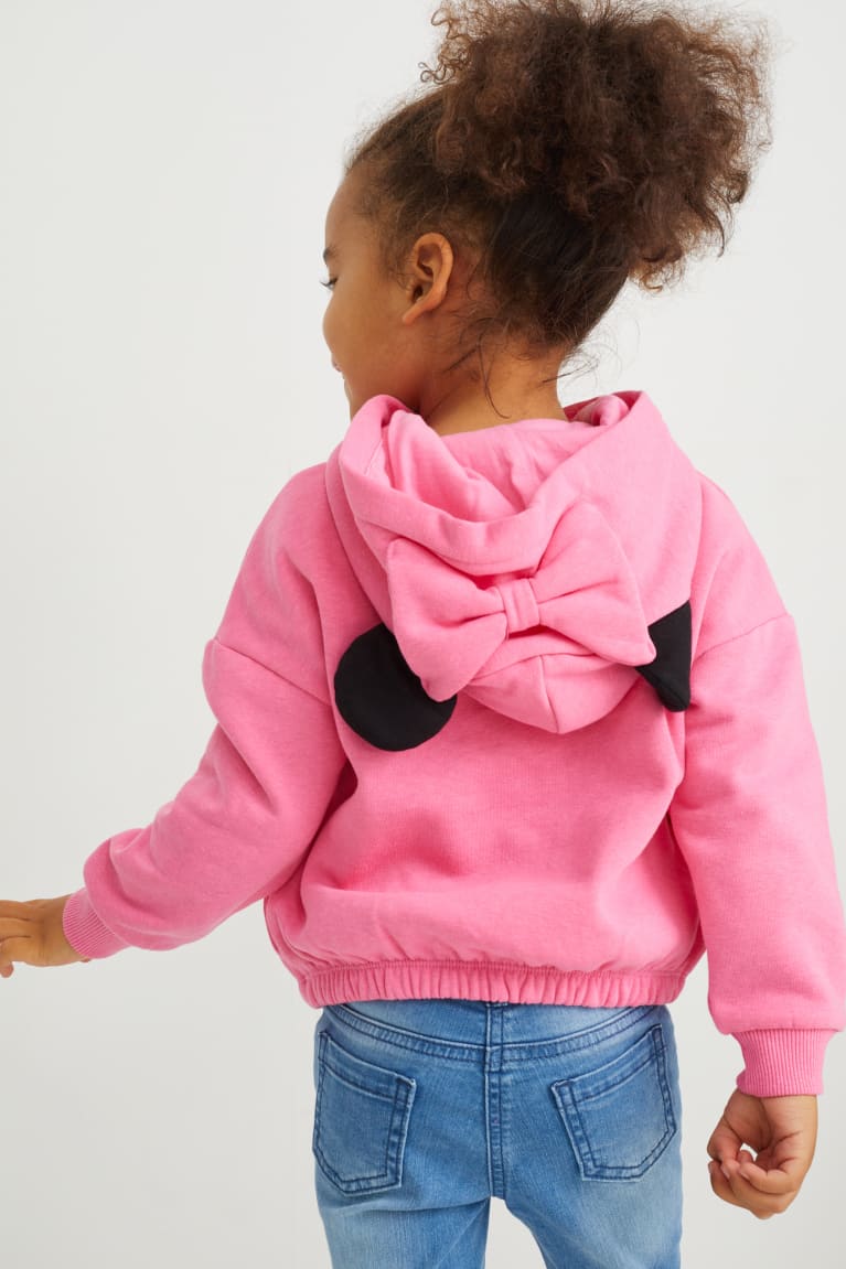 Mikiny S Kapucňou C&A Minnie Mouse Dievcenske Ruzove | 5807PZIWM