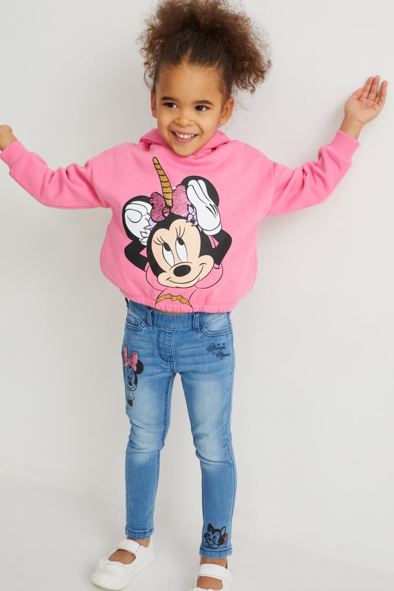 Mikiny S Kapucňou C&A Minnie Mouse Dievcenske Ruzove | 5807PZIWM