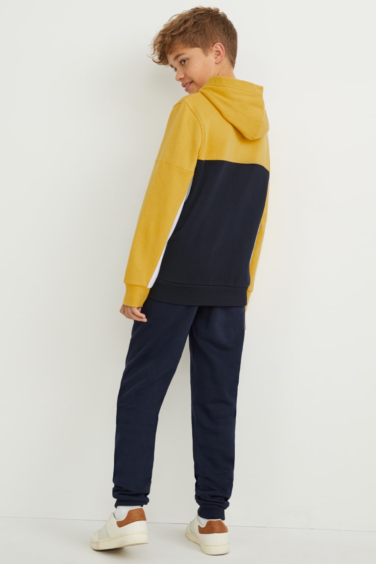 Mikiny S Kapucňou C&A Set And Joggers 2 Piece Dievcenske Žlté | 0372UYSZP