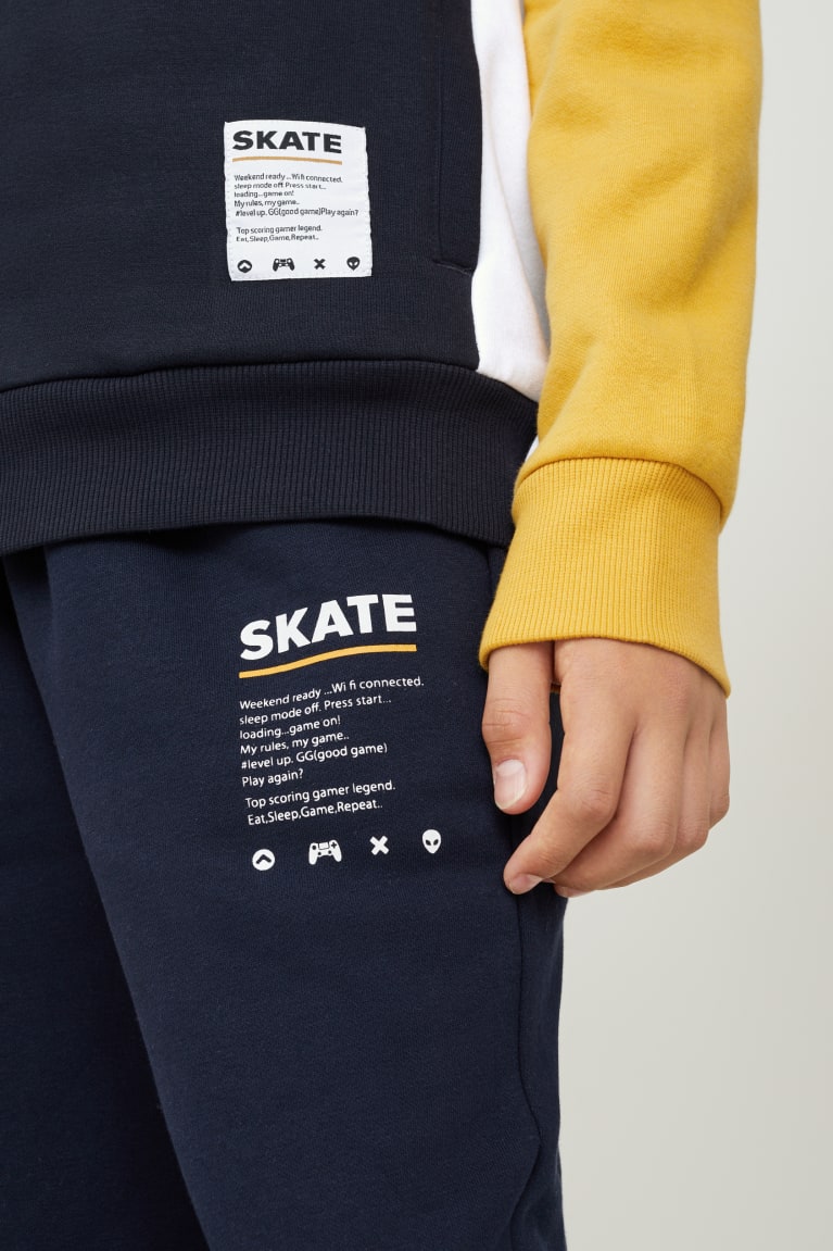 Mikiny S Kapucňou C&A Set And Joggers 2 Piece Dievcenske Žlté | 0372UYSZP