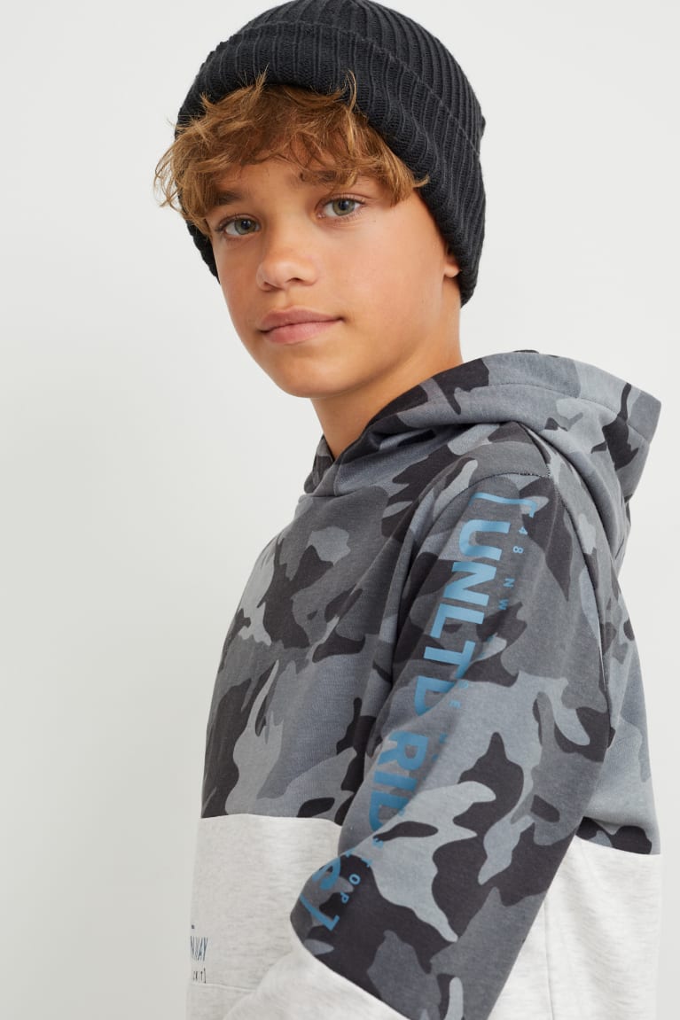 Mikiny S Kapucňou C&A Set And Joggers 2 Piece Dievcenske Čierne | 0561RUYBM