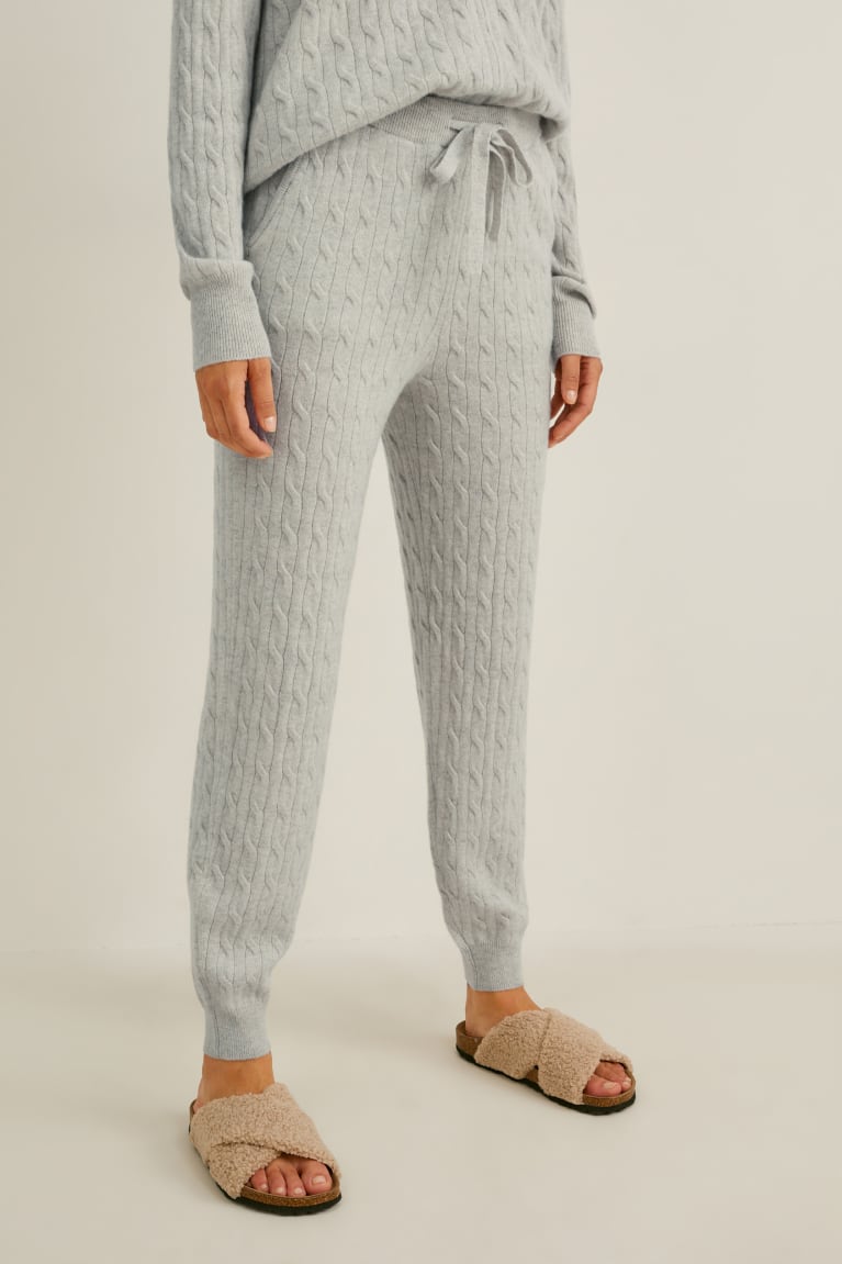 Nohavice C&A Cashmere Damske Biele | 1850PWQFG