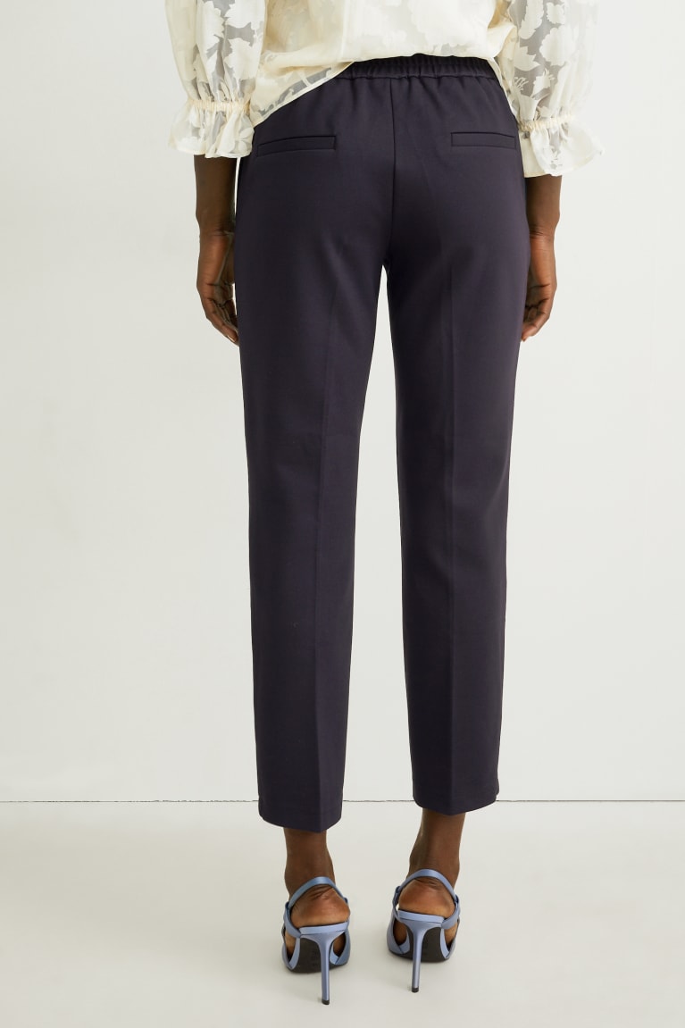 Nohavice C&A Jersey Slim Fit Lenzing™ Ecovero™ Damske Tmavo Modre | 3764OASCL