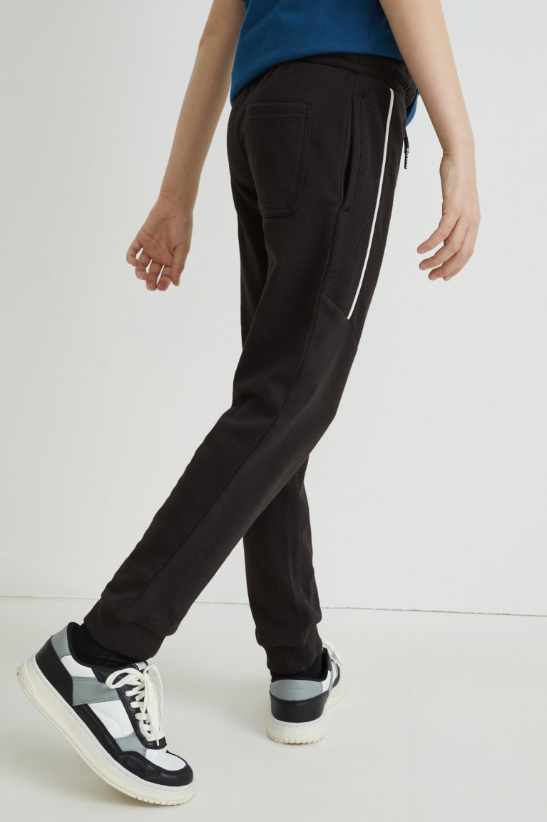 Nohavice C&A Joggers Chlapcenske Čierne | 0436MYNPB