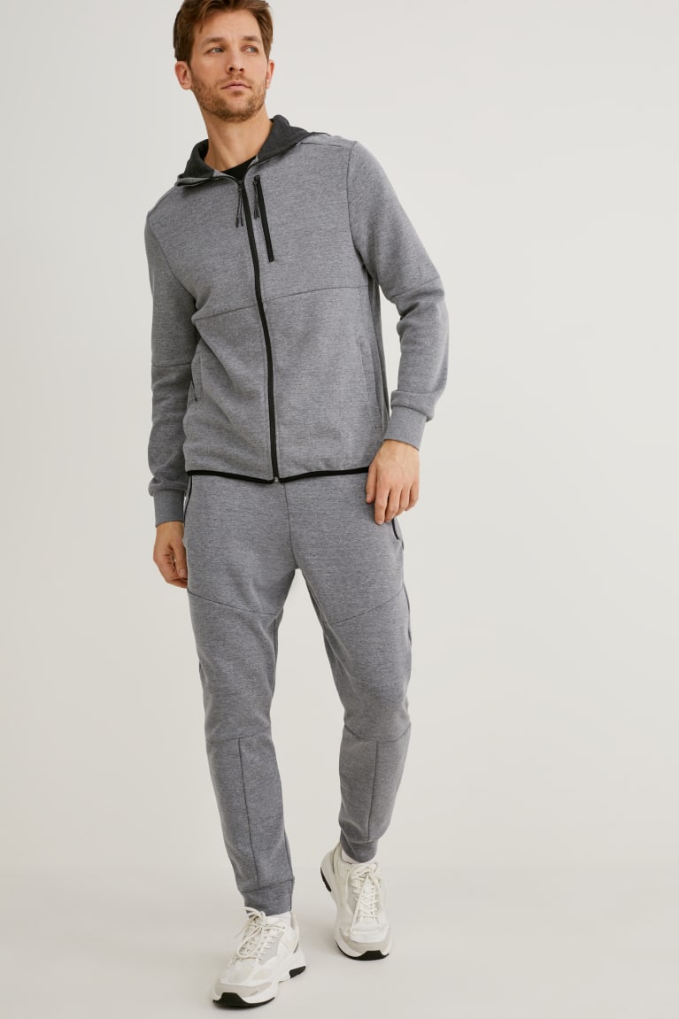 Nohavice C&A Joggers Panske Siva | 4517HRJSO