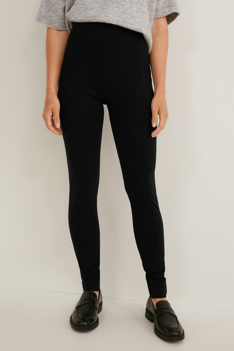Nohavice C&A Leggings Damske Čierne | 2314COZKG