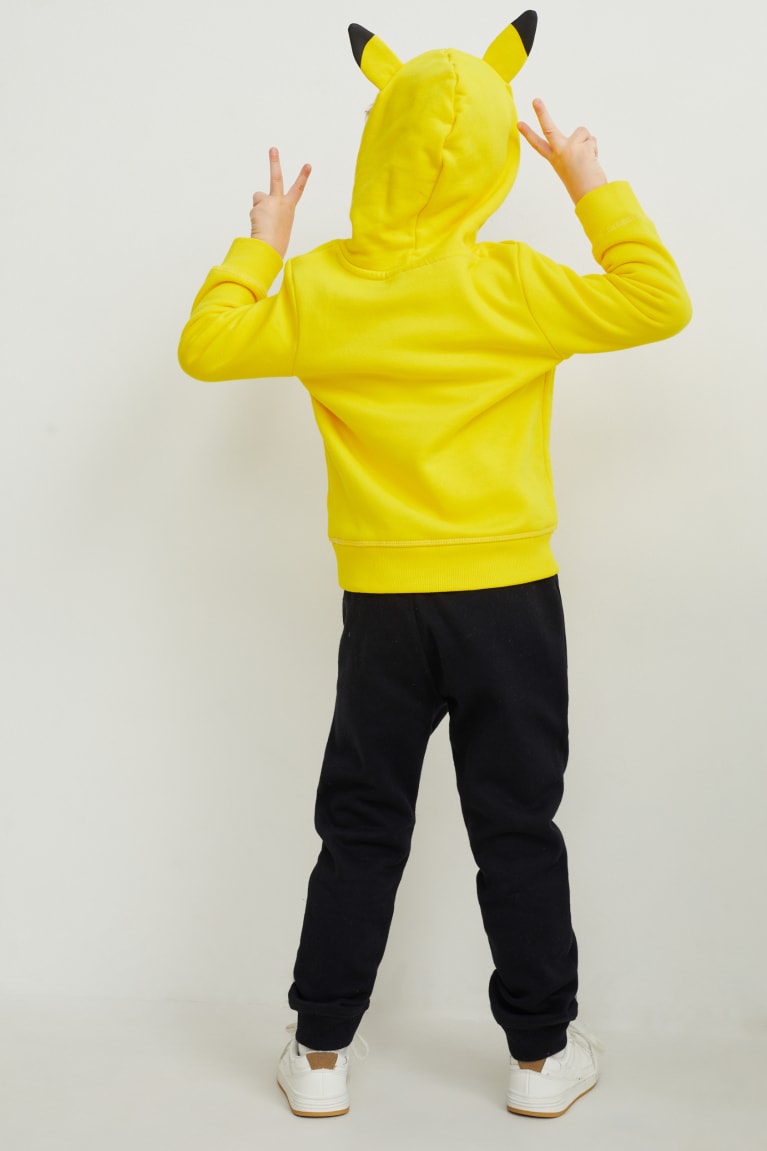 Nohavice C&A Pokémon Set And Joggers 2 Piece Chlapcenske Čierne | 8760APFZM