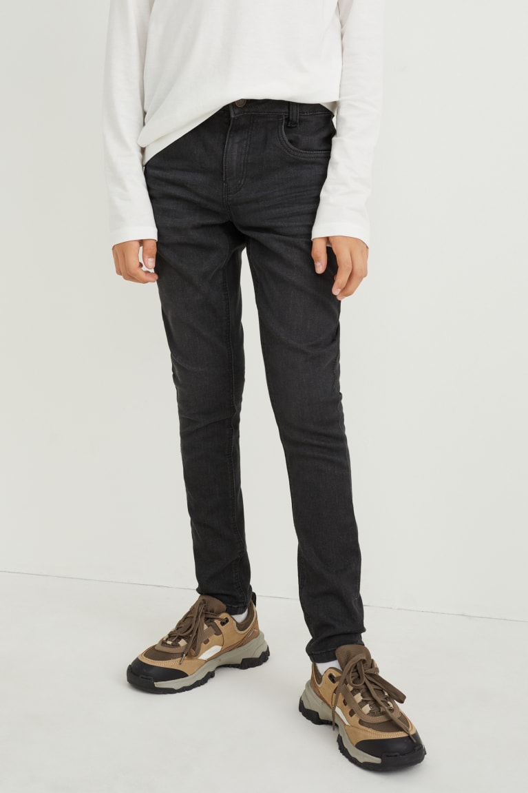 Nohavice C&A Regular Genderneutral Lycra® Chlapcenske Modre Tmavo Siva | 9573EVLYM