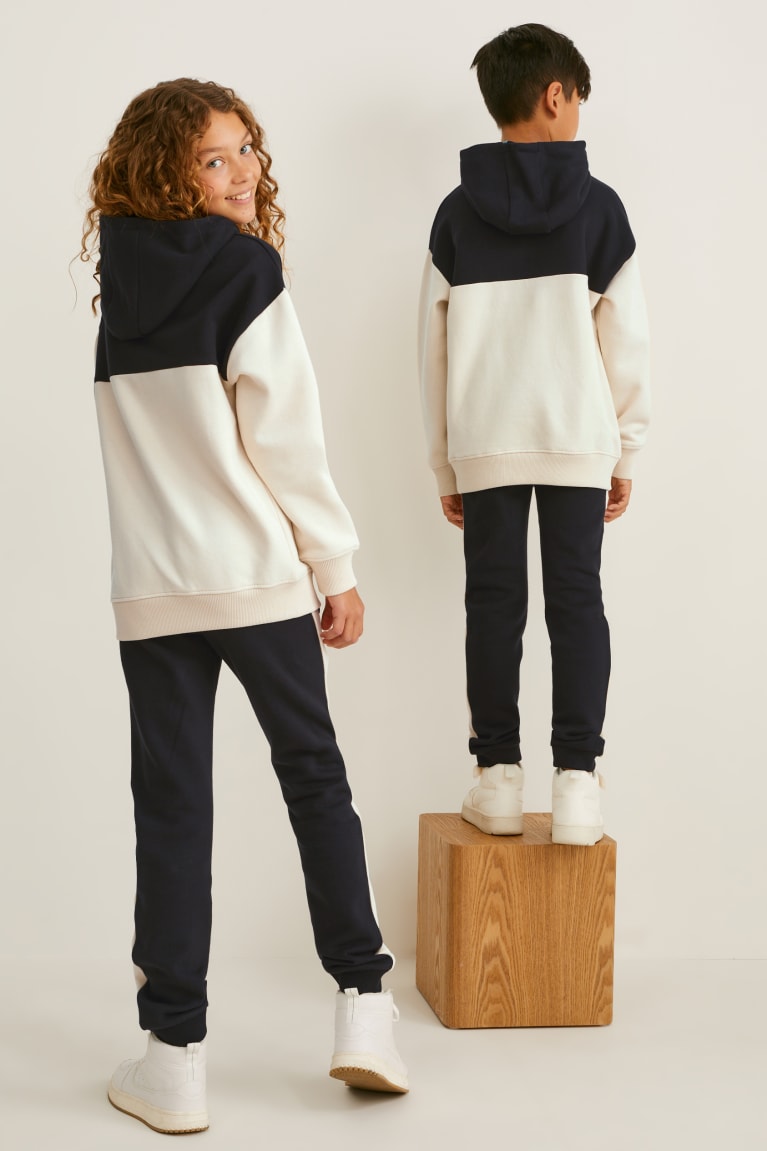 Nohavice C&A Set And Joggers Genderneutral 2 Piece Dievcenske Čierne | 0791RZNWO