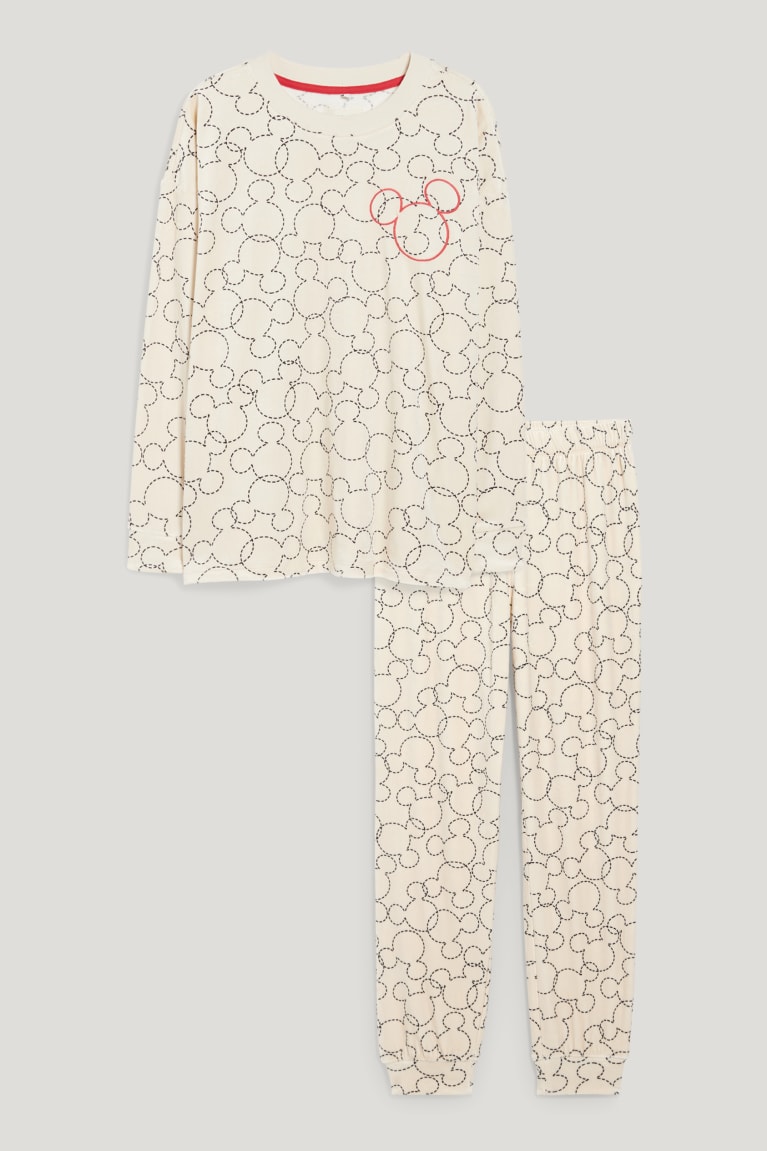 Nočná Bielizeň C&A Pyjamas Mickey Mouse Damske Béžové | 8215MSPHF