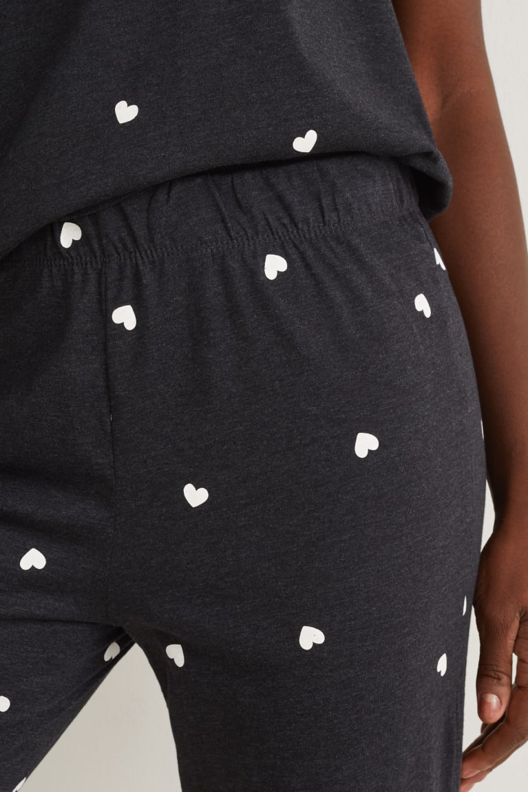 Nočná Bielizeň C&A Pyjamas Patterned Damske Tmavo Siva | 2416ZABNO