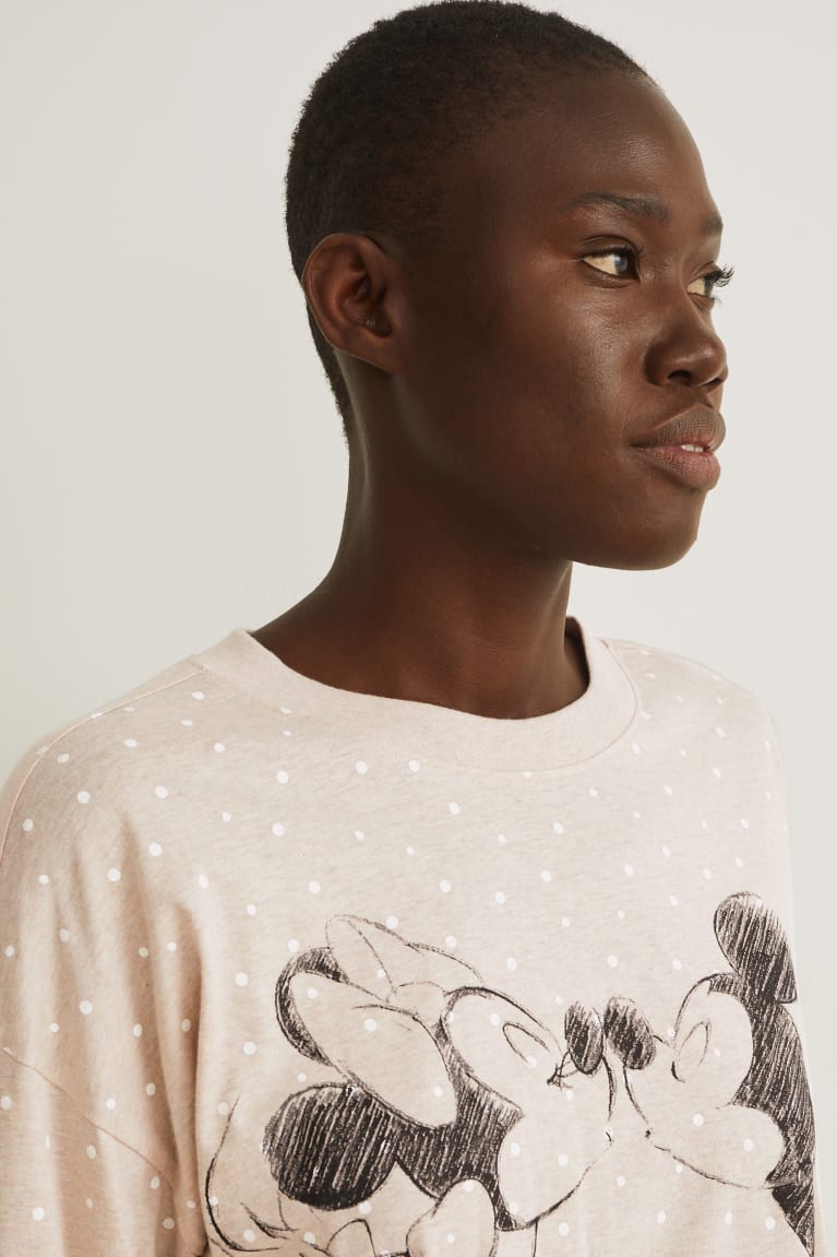 Nočná Bielizeň C&A Pyjamas Polka Dot Disney Damske Béžové | 3645VXHKS