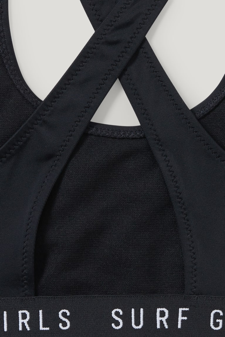 Plavky C&A Bikiny Lycra® Xtra Life™ 2 Piece Dievcenske Čierne | 2193ZPIMJ