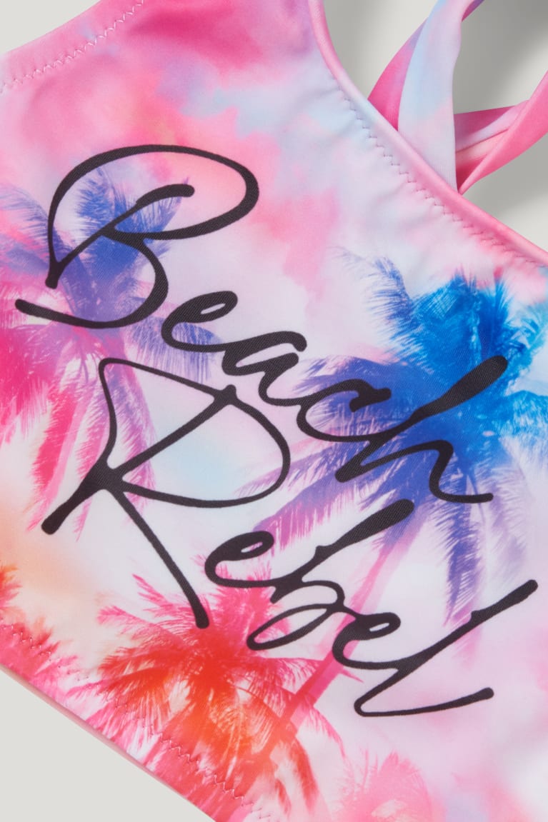 Plavky C&A Bikiny Lycra® Xtra Life™ 2 Piece Dievcenske Svetlo Nachový | 7281WNQKB