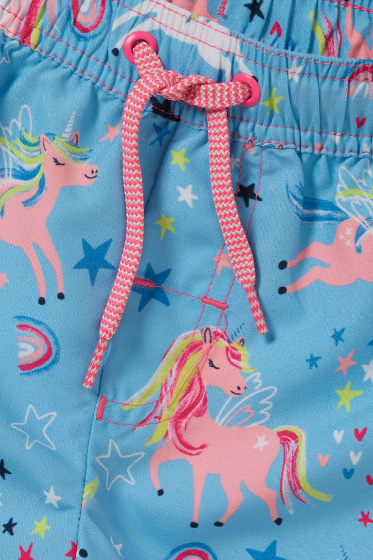 Plavky C&A Unicorn Swim Dievcenske Modre | 7246FROEA