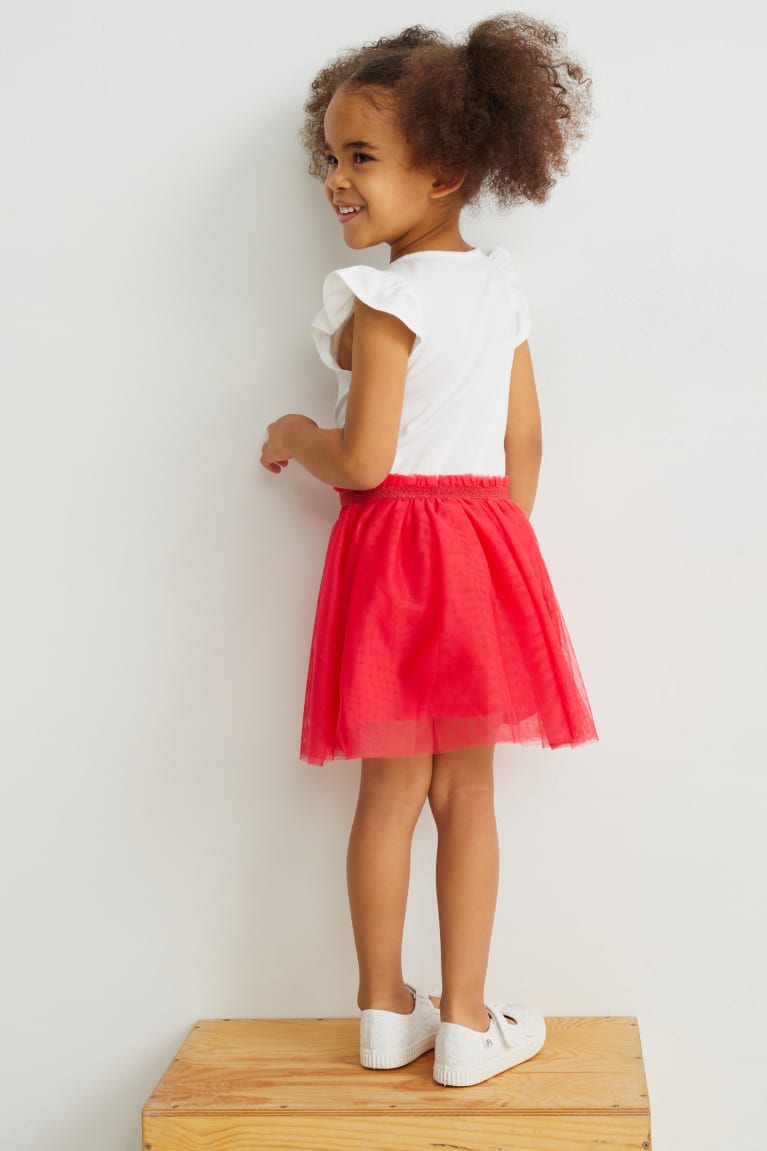 Saty C&A Minnie Mouse Set And Bag 2 Piece Dievcenske Ruzove | 1785ZRYFW