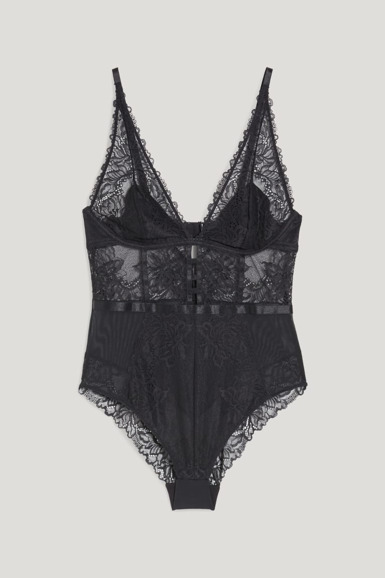 Spodne Pradlo C&A Body Lycra® Damske Čierne | 6251NLOXC