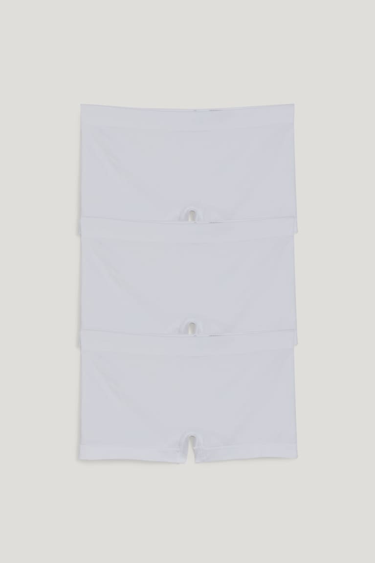 Spodne Pradlo C&A Hipster Briefs 3-pair Pack Seamfree Damske Biele | 2389APSLR
