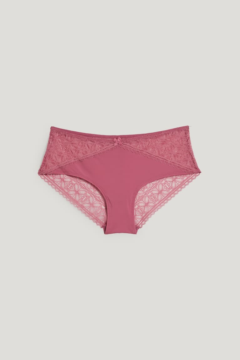 Spodne Pradlo C&A Hipster Briefs Lycra® Damske Ruzove | 5683TPVHJ