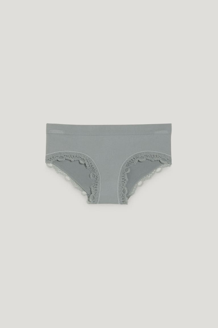 Spodne Pradlo C&A Hipster Briefs Seamless Lycra® Damske Zelene | 5476QMIXO