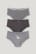 Spodne Pradlo C&A Multipack Of 3 Hipster Briefs Organic Bavlnene Dievcenske Siva | 7904JVRAG
