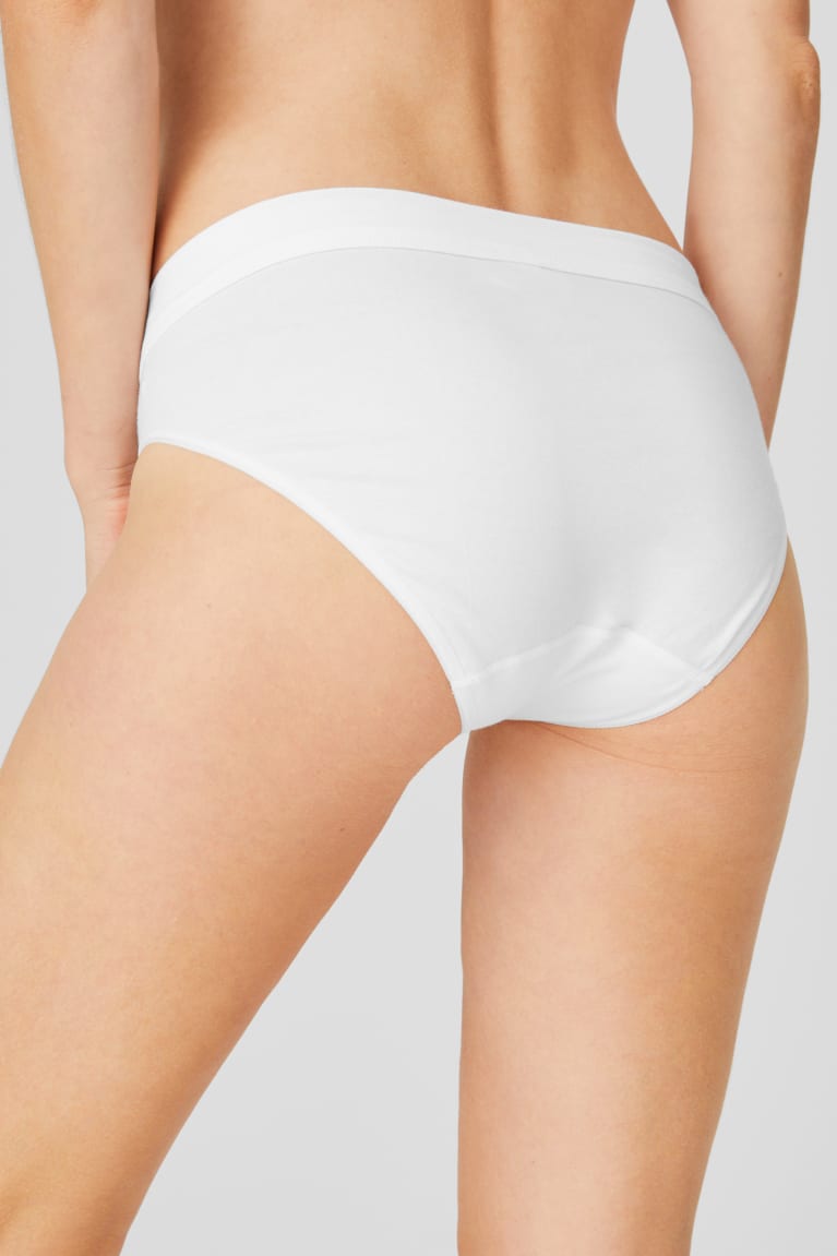 Spodne Pradlo C&A Speidel Briefs With Organic Bavlnene Damske Biele | 9647VOPDH