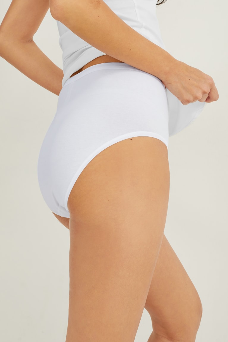 Spodne Pradlo C&A Speidel Multipack Of 2 Briefs Organic Bavlnene Damske Biele | 2168PDYFJ