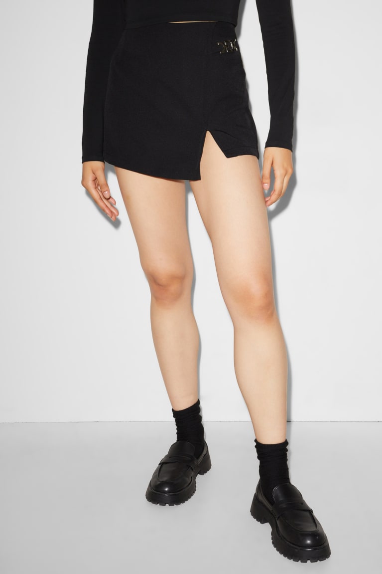 Sukne C&A Clockhouse Skort Damske Čierne | 5420QPAKR