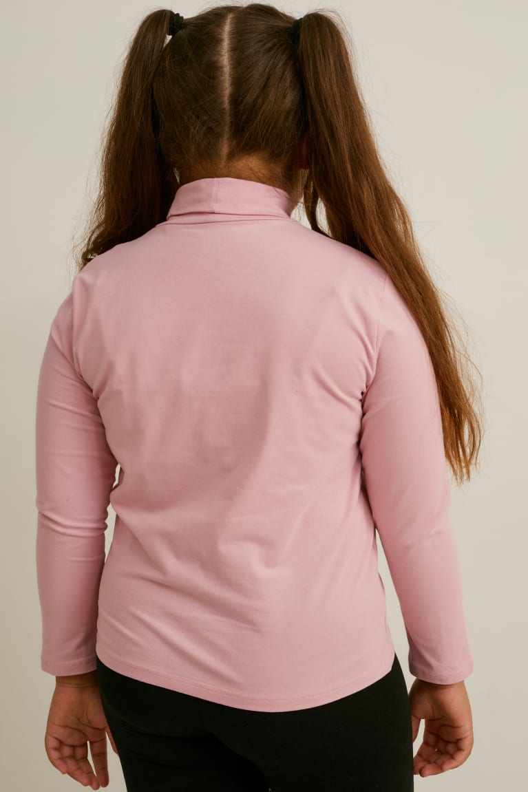 Topy C&A Extended Sizes Multipack Of 4 Polo Neck Dievcenske Biele | 5836QKGXY
