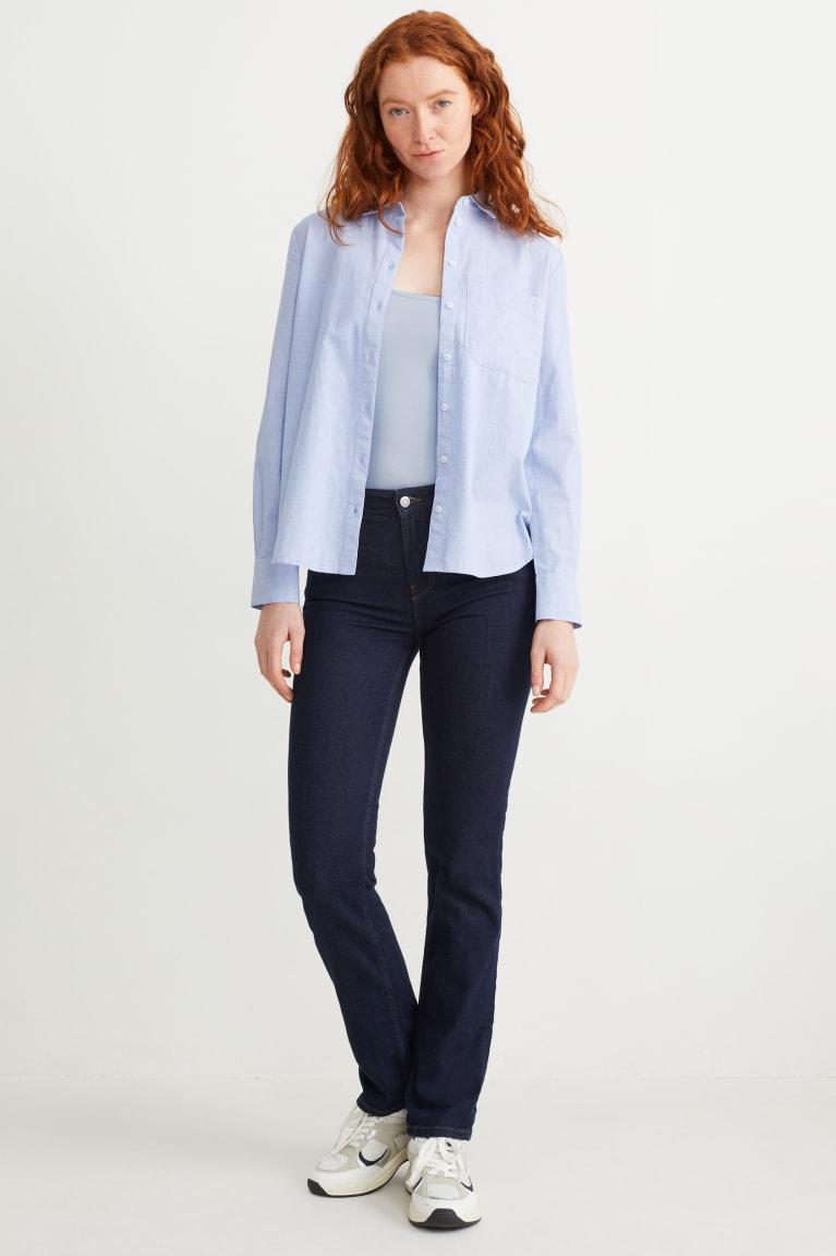 Topy C&A Multipack Of 2 Basic With In-conversion Bavlnene Damske Modre Tmavo Modre | 7402ECIDL