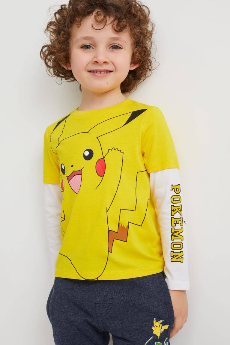 Topy C&A Pokémon Long Sleeve Chlapcenske Žlté | 6478VSTJR