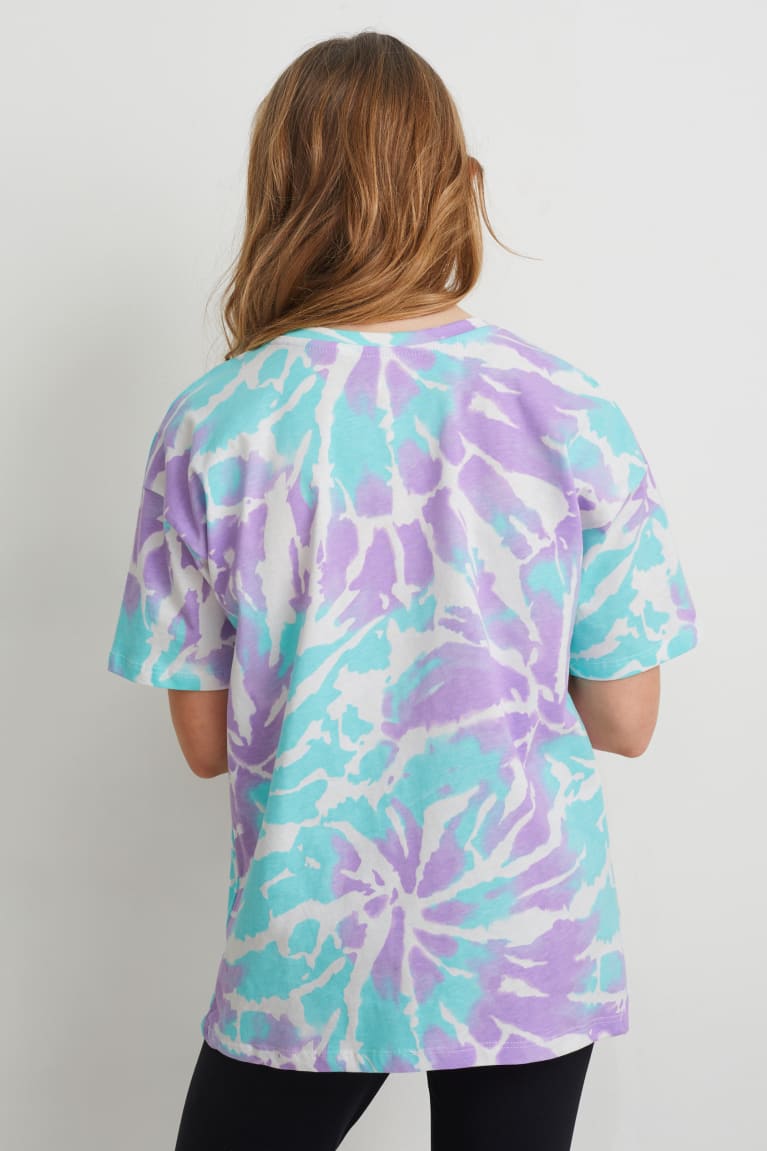 Topy C&A ShorSleeve d Dievcenske Mätové Zelene | 0439AFBND